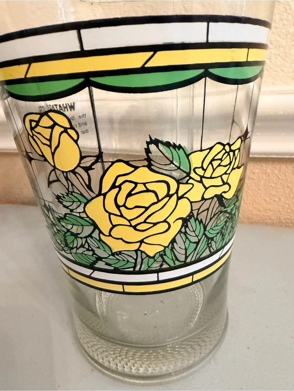 Vintage 1986 Whataburger Glass Tea Pitcher